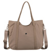 Damen-Shopper aus Polyester in Beige, ein Hauptfach und mit Reißverschluss – Peterson