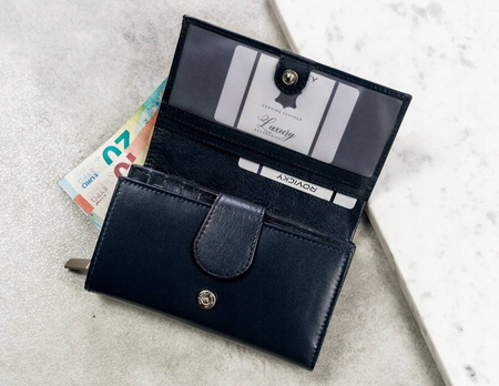 Große Damen Geldbörse aus Leder mit RFID Schutz – 4U Cavaldi