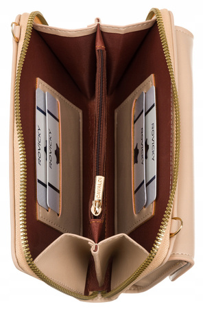 Mini Damen Umhängetasche mit Geldbörsenfunktion und abnehmbarem Riemen – 4U Cavaldi