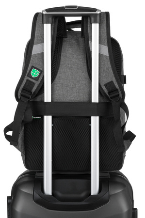 Wasserfester Reiserucksack mit Laptopfach aus Polyester – Peterson