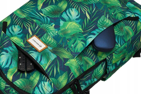 Klassischer Damen Rucksack aus Polyester mit Blumenmuster – Rovicky