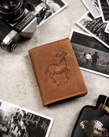 Große Herren Geldbörse aus Nubukleder – Always Wild