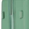 Peterson - Set aus Reisekoffern aus ABS-Kunststoff in Grün