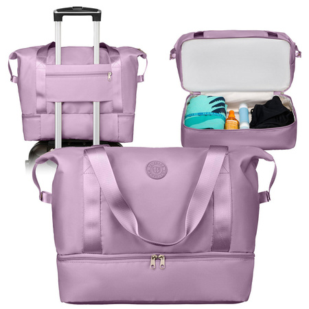 Reisetasche mit elastischem Reißverschlussfach – Peterson