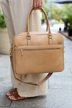 Business Tasche aus Öko-Leder mit Schlangenlederprägung – Peterson