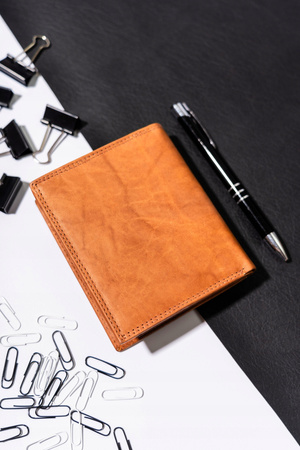 Große Herren Geldbörse aus Leder – Always Wild