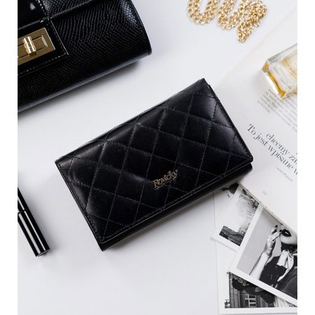 Elegante Damen Geldbörse aus gestepptem Echtleder – Rovicky