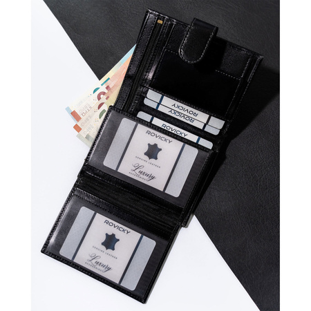 Klassische Herren Geldbörse für Karten mit RFID – Rovicky