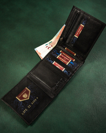 Herren Geldbörse aus Leder für Karten – Peterson