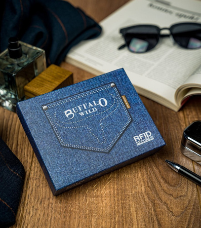 Robustes Dokumentenetui aus Echtleder – Buffalo Wild®
