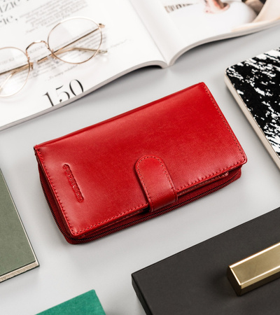 Damen Geldbörse Hochformat aus Echtleder – Peterson