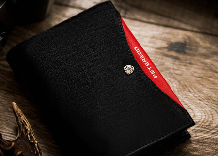 Klassische Herren Geldbörse aus Echtleder – Peterson