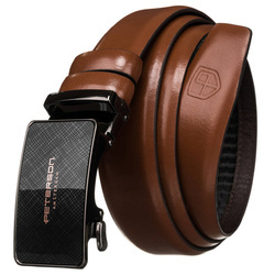 Herren Ledergürtel mit Automatikschließe – Peterson