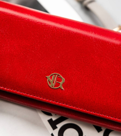 Große Damen Geldbörse aus echtem und Kunstleder – Rovicky