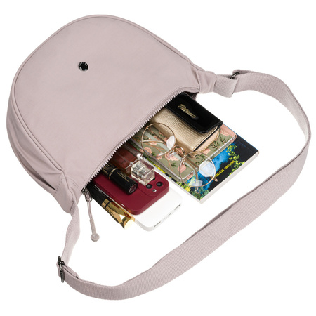 Einfaches Damen Umhängetäschchen in Lila aus Polyester – Peterson