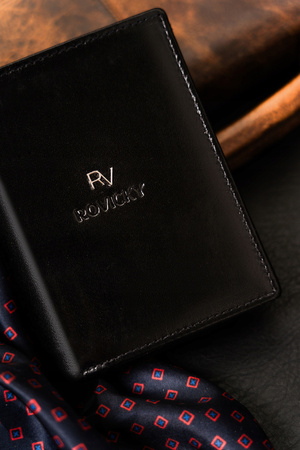 Herren Geldbörse mit RFID-Schutz aus echtem Leder – Rovicky