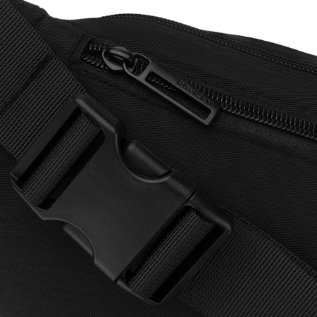 Schwarze, sportliche Herren-Gürteltasche aus Cordura - Rovicky