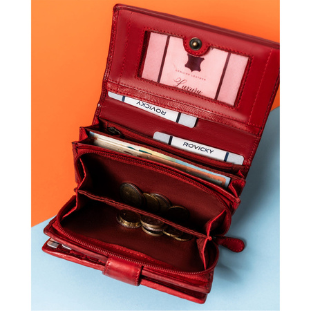 Moderne Damen Geldbörse mit Datenschutz – Rovicky