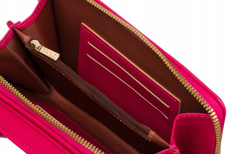 Mini Damen Umhängetasche-Geldbörse 2-in-1 mit langem, abnehmbarem Riemen – 4U Cavaldi