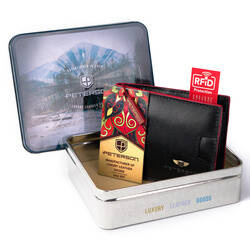 Elegante Herren Geldbörse mit rotem Akzent – Peterson