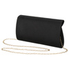 Brokat-Damen-Clutch aus synthetischem Stoff in Schwarz – Rovicky