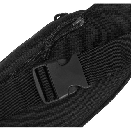 Schwarze Bauchtasche – taktische Gürteltasche mit Reißverschluss – Peterson