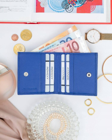 Kleiner praktischer Damen Geldbörse aus echtem Leder – Rovicky