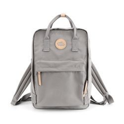 Praktischer Stadt-Rucksack für Damen in Dunkelgrau mit verstellbaren Trägern – Himawari