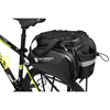 Schwarze Fahrradtasche für den Gepäckträger – Peterson