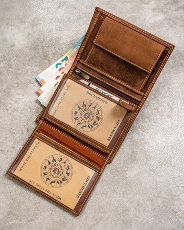 Große Herren Geldbörse aus Nubukleder – Always Wild