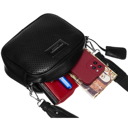 Crossbody-Umhängetasche mit breitem Gurt – Peterson