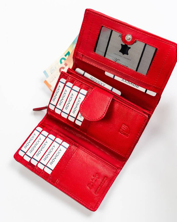 Elegante Damen Geldbörse aus Echtleder – Rovicky