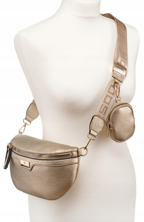 Geräumige Damen Gürteltasche mit breitem Gurt und zusätzlicher Geldbörse – Peterson