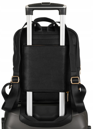 Geräumiger Damen Rucksack aus Öko-Leder – Peterson