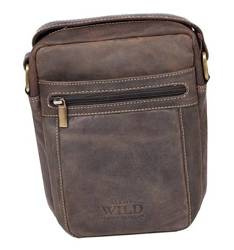 Herren Umhängetasche aus Rindsleder – Always Wild