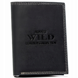 Klassische, große Herren Geldbörse aus echtem Leder – Always Wild