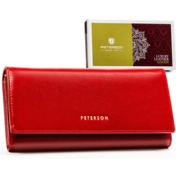 Große, schlanke Damen Geldbörse mit Diebstahlschutz – Peterson