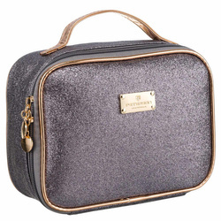 Elegante Glitzer-Kosmetiktasche mit Organizer – Peterson