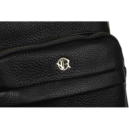 Damen-Rucksack mit Taschen in Schwarz – Rovicky