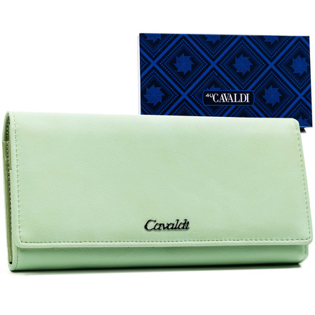 Große Damen Geldbörse Querformat aus Öko-Leder – 4U Cavaldi