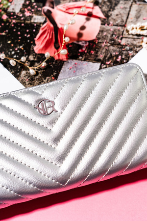 Damen Federmäppchen-Portemonnaie groß aus Öko-Leder – Rovicky