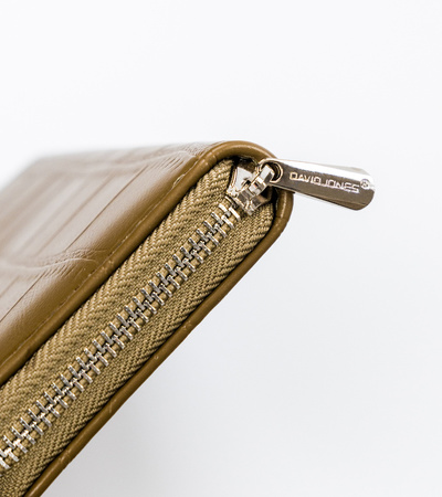 Damen Geldbörse im Federmäppchen-Stil mit Animal-Print – David Jones