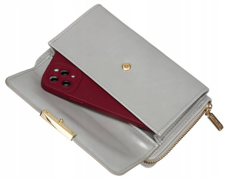 Elegante Mini Damen Handtasche-Geldbörse mit langem, abnehmbarem Riemen – 4U Cavaldi