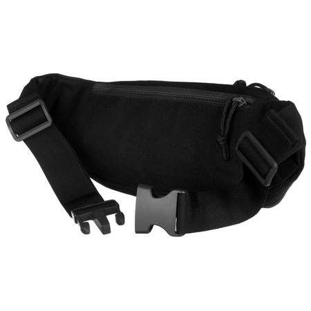 Schwarze Bauchtasche – taktische Gürteltasche mit Reißverschluss – Peterson