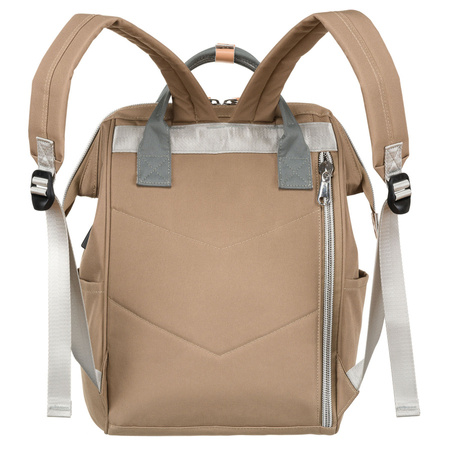 Zweifarbiger Damen Kabinenrucksack mit einem Fach und neun Taschen – Peterson