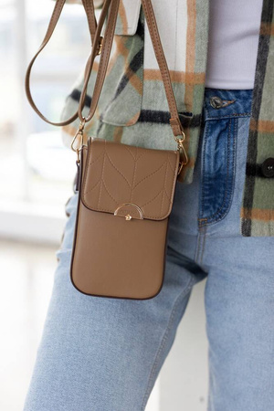 Mini Damen Umhängetasche-Portemonnaie aus Öko-Leder – Peterson