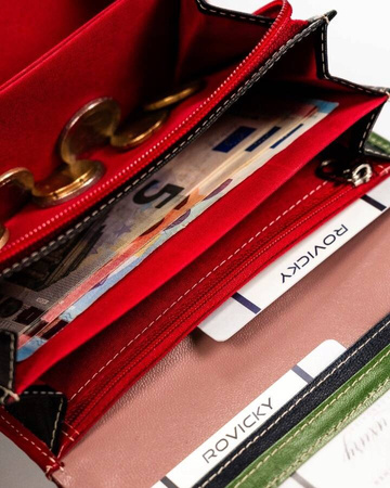 Große Damen Geldbörse aus Leder mit RFID Schutz – 4U Cavaldi