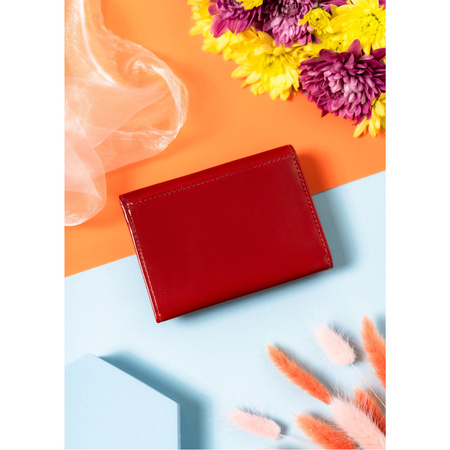 Damen Geldbörse für Karten und Münzen aus Leder – Peterson