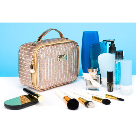Praktische Reise-Kosmetiktasche für Damen mit Griff – Peterson