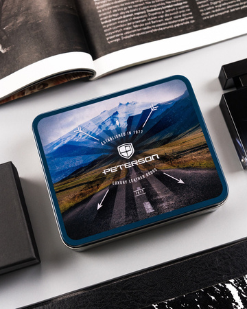 Sportliche Herren Geldbörse aus Leder – Peterson